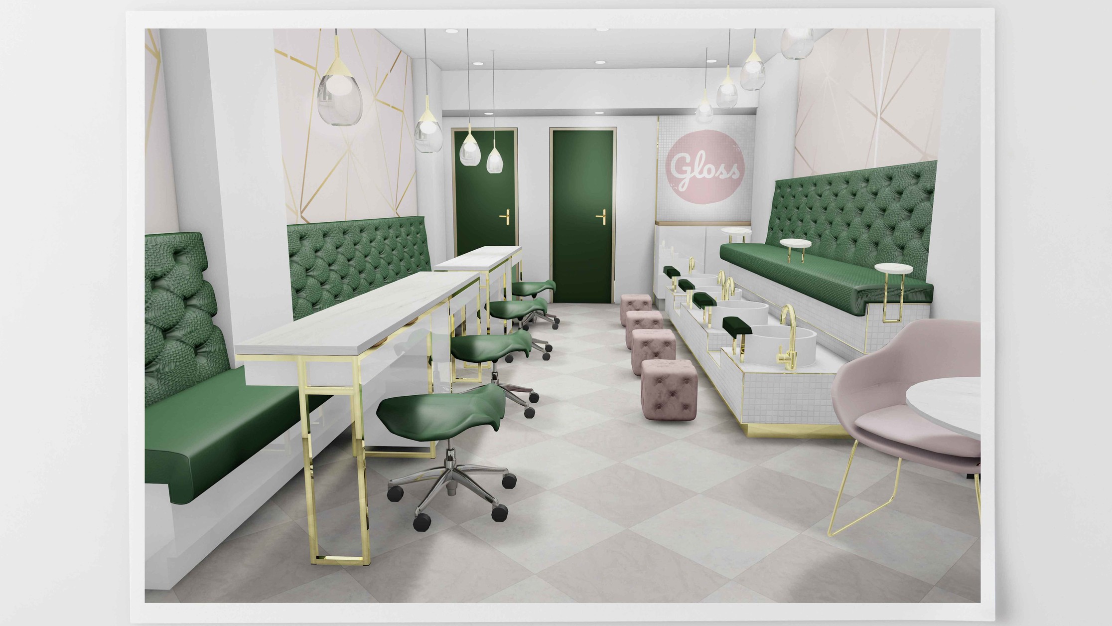 5. Small Space Nail Bar Layout - wide 10